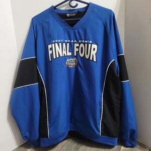 Vintage Gear For Sports NCAA 2007 Atlanta Mens Final Four Windbreaker Crewneck L
